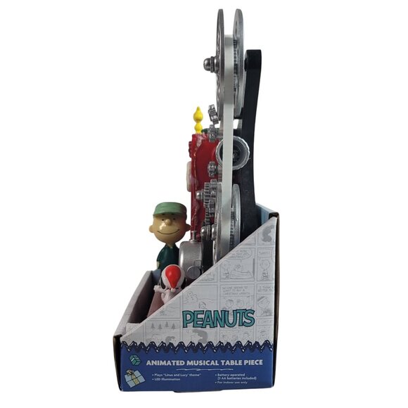 Peanuts Christmas Animated Musical Table Piece Movie Projector WORKS 2023 NEW - Picture 5 of 11